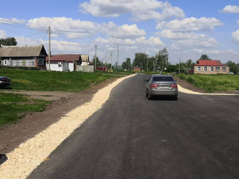Ремонт подъезда к нижегородскому селу Апраксино завершился по нацпроекту «Безопасные качественные дороги»