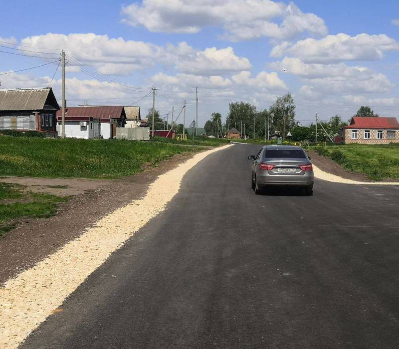Ремонт подъезда к нижегородскому селу Апраксино завершился по нацпроекту «Безопасные качественные дороги»