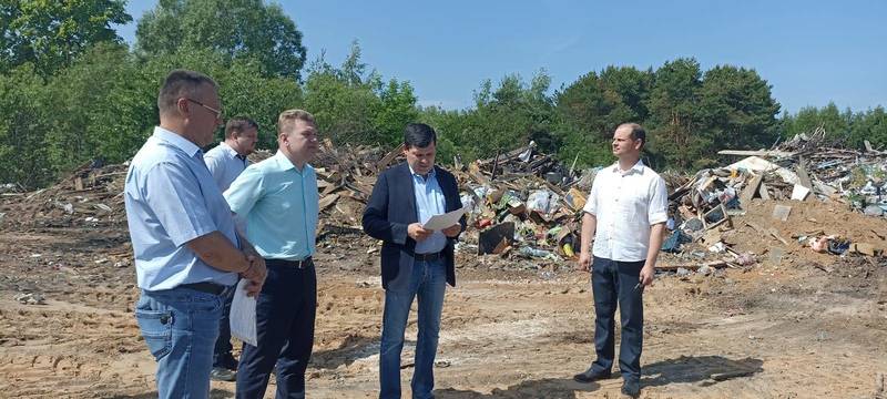 Денис Егоров проинспектировал несанкционированные свалки в северных районах Нижегородской области