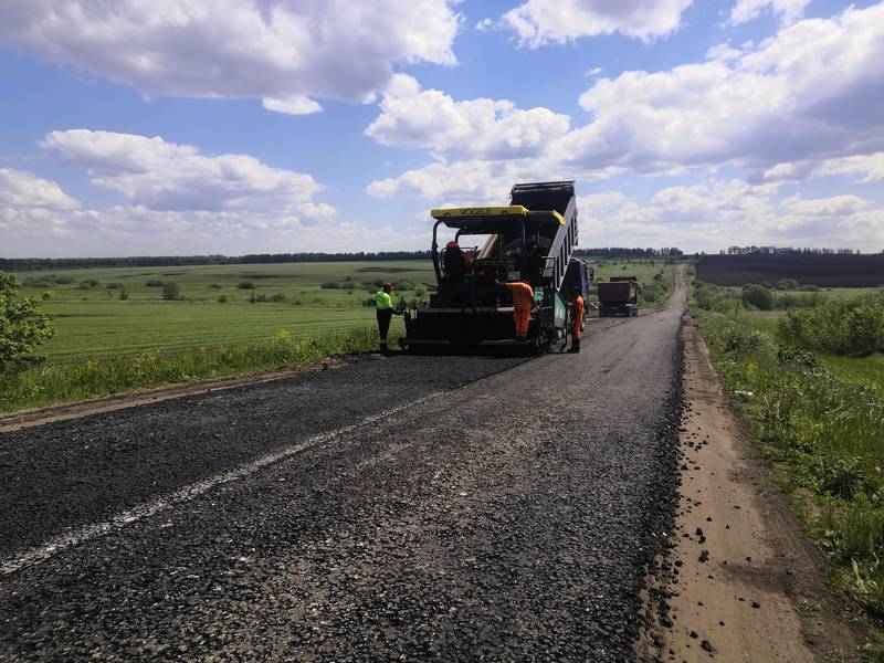 Ремонт участка дороги в Большеболдинском районе Нижегородской области планируется завершить в июле