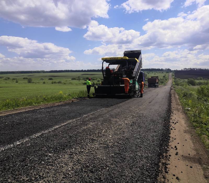 Ремонт участка дороги в Большеболдинском районе Нижегородской области планируется завершить в июле