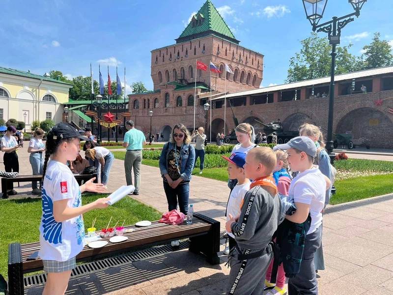 Волонтеры Победы провели исторический квест «Объединяющая народы» в Нижегородском кремле