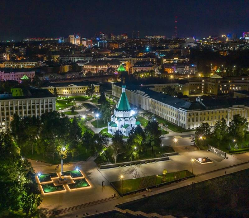 Нижегородский кремль летом открыт для посещения до полуночи