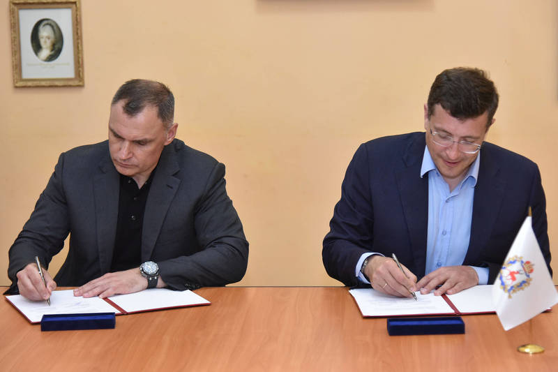 Глеб Никитин и Юрий Зайцев подписали соглашение о сотрудничестве при реализации туристических проектов