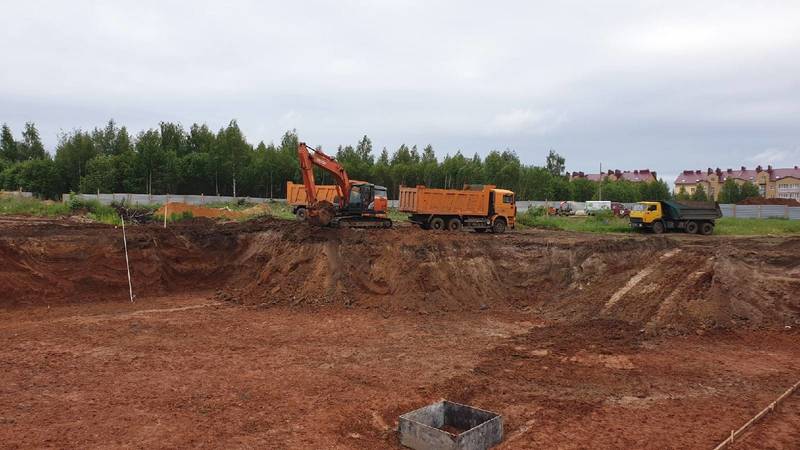 В Арзамасе началось строительство детского сада с бассейном