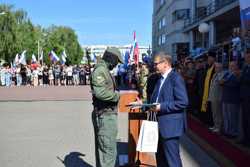 Сотрудники Росгвардии вернулись домой после выполнения задач во время спецоперации