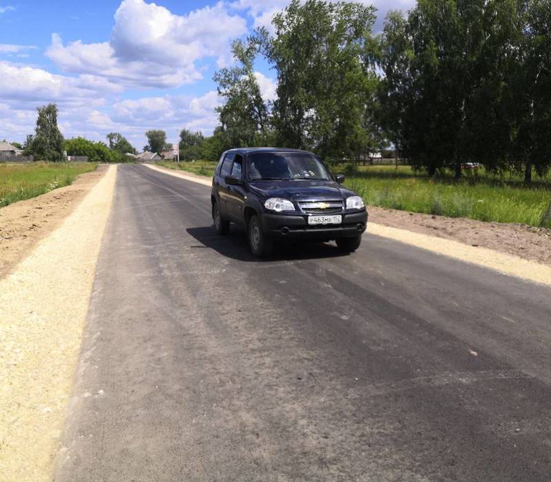 Подъезд к селу Бахтызино отремонтировали в Вознесенском районе Нижегородской области по нацпроекту 