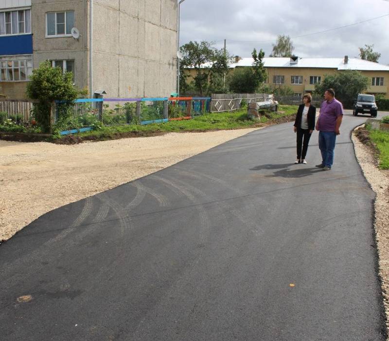 В городском округе Перевозский  ремонтируют дороги и тротуары по проекту «Вам решать!» 