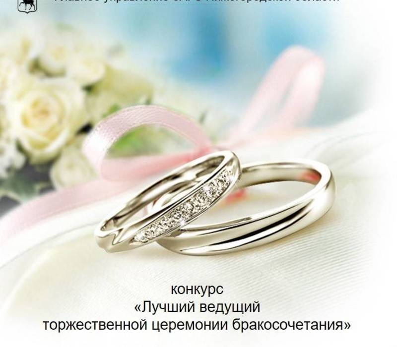 Лучшего ведущего торжественной церемонии бракосочетания выберут в Нижегородской области