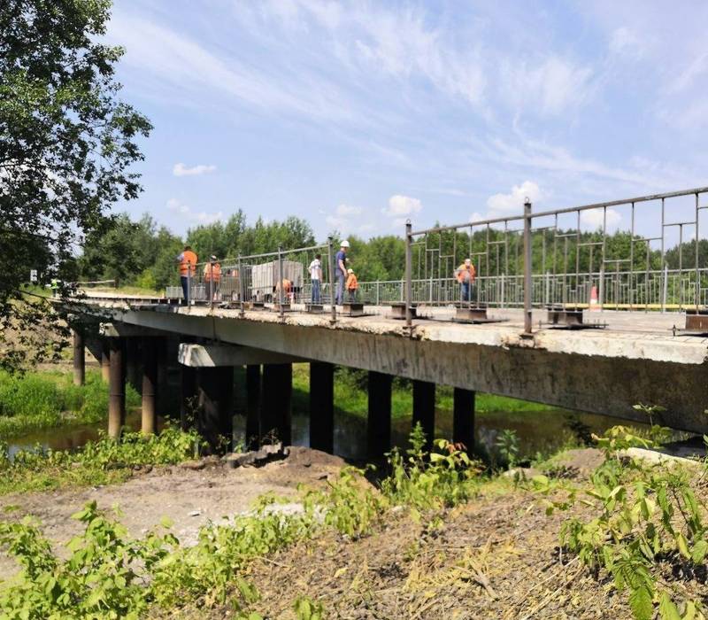 Мост через Узолу в Ковернинском районе Нижегородской области отремонтируют к концу 2022 года