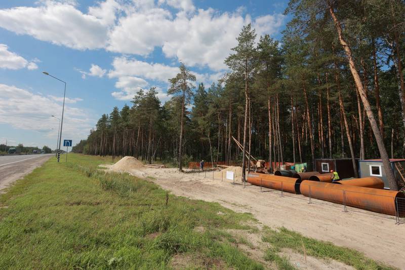 Вторая линия строящегося в Дзержинске Тепловского водозабора проложена под федеральной трассой М 7 бестраншейным методом