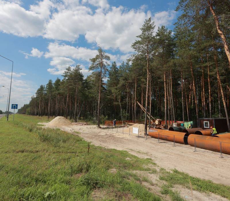 Вторая линия строящегося в Дзержинске Тепловского водозабора проложена под федеральной трассой М 7 бестраншейным методом