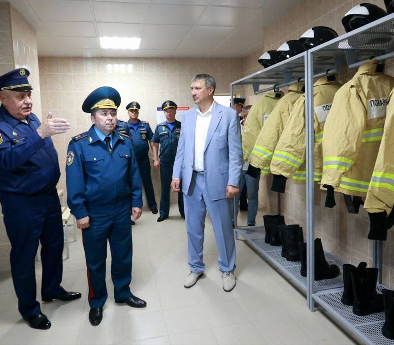 В Дзержинске после реконструкции открыли пожарную часть
