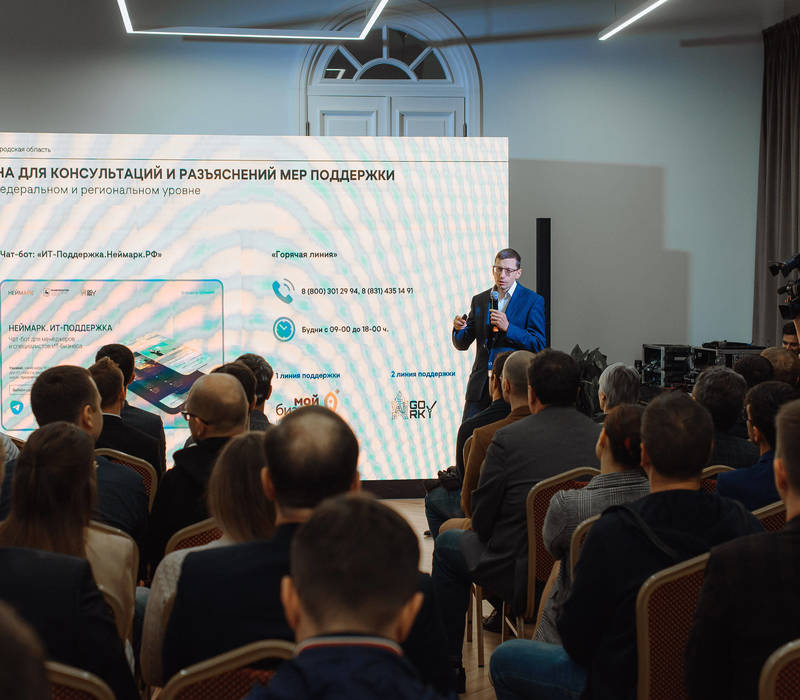 Меры поддержки ИТ-отрасли и конкурс грантов презентовали руководителям нижегородских ИТ-компаний 