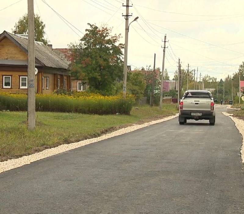 В Ковернинском округе в 2022 году отремонтировали более 30 км дорог по нацпроекту