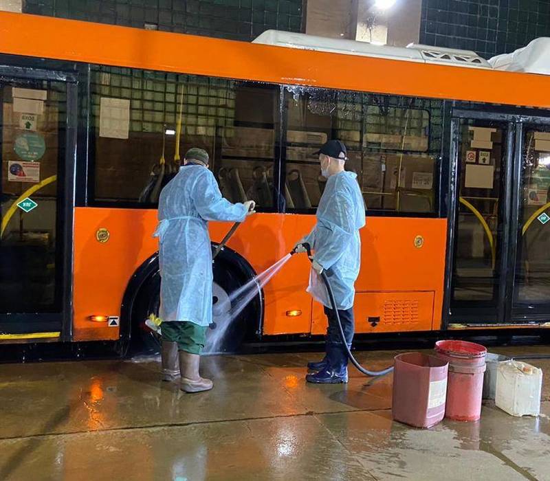 Минтранс проверил предрейсовую дезинфекцию нижегородских автобусов