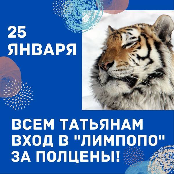 Татьяны смогут посетить нижегородский зоопарк «Лимпопо» за полцены