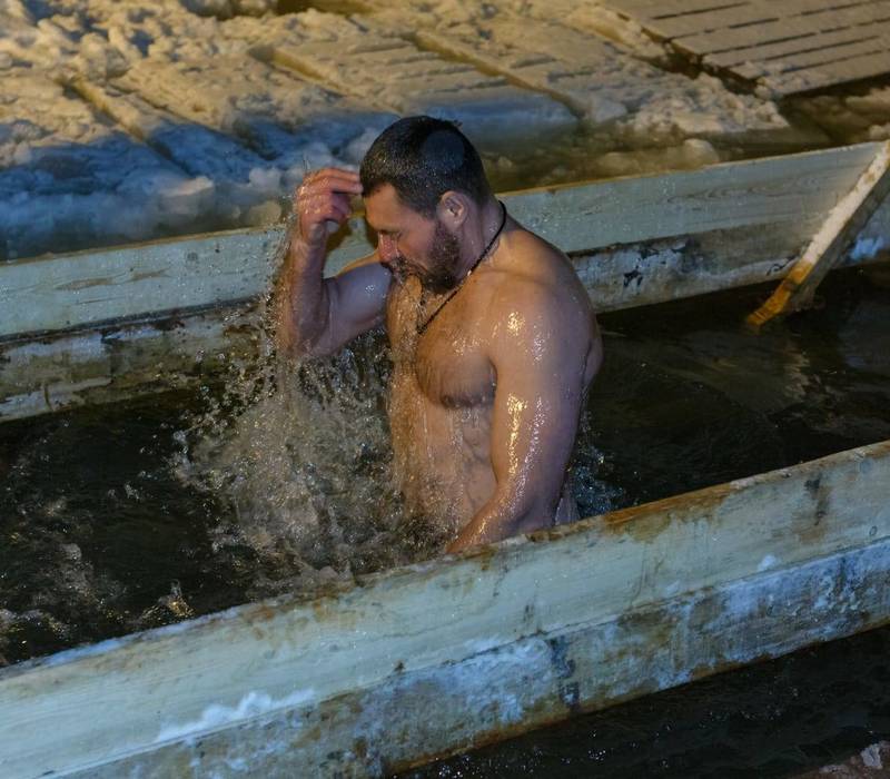 Крещенские купания впервые были организованы на Лукерьинском пруду в Кстове