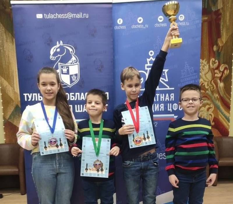 Нижегородские шахматисты завоевали три медали на этапе детского Кубка России в Туле