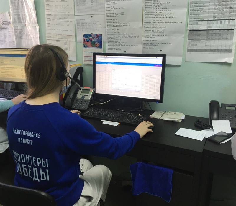 Волонтеры Победы помогают медработникам в 20 больницах и поликлиниках Нижнего Новгорода