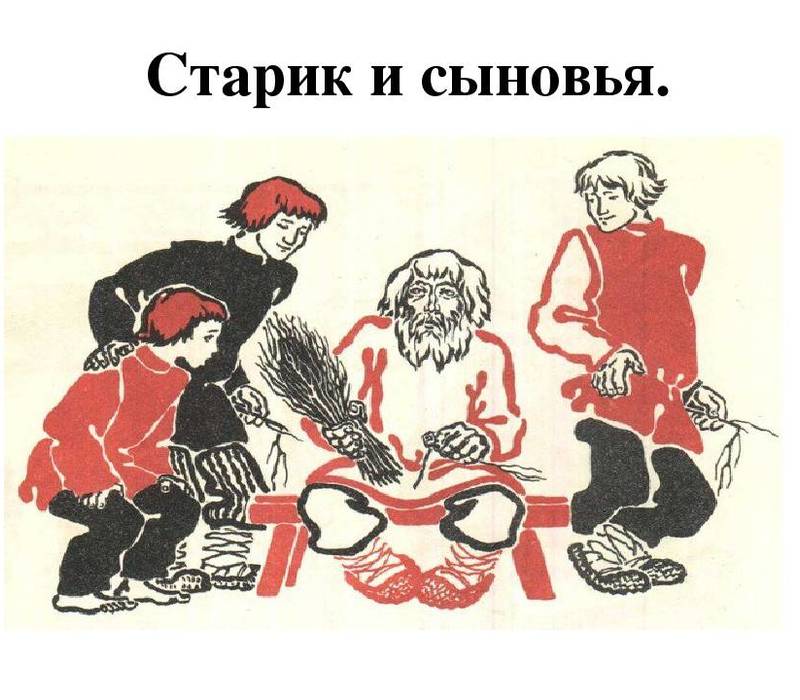 Отец велел сыновьям. Притча о старике и венике. Притча отец и сыновья веник. Притча про веник. Притча о венике и сыновьях.