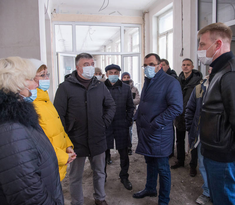 Капитальный ремонт в школе №156 в Нижнем Новгороде идет в соответствии с графиком и выполнен на треть