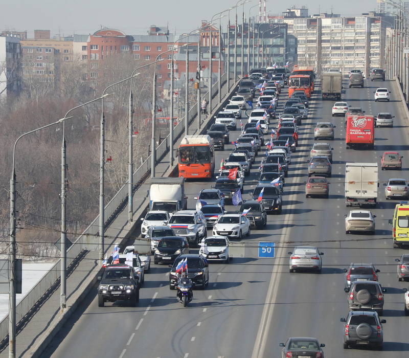 В Нижегородской области проходят автопробеги в честь 8-летия воссоединения Крыма с Россией