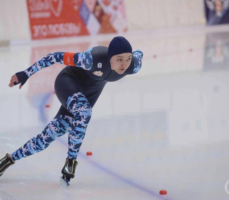 Нижегородская спортсменка Ирина Сальникова завоевала 6 медалей на Кубке Союза конькобежцев России