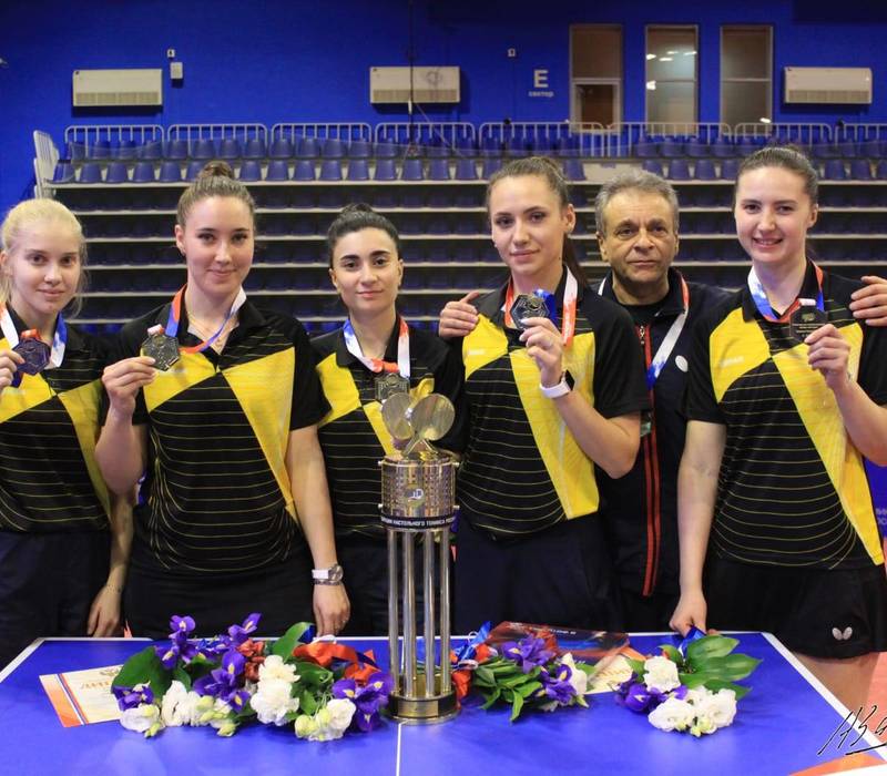 Женская сборная Нижегородской области стала чемпионом России по настольному теннису