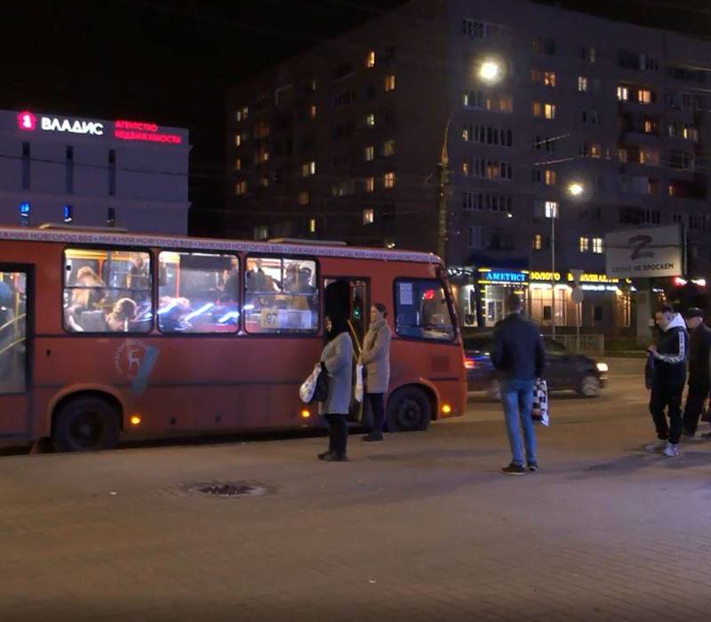Вечерний рейд по работе общественного транспорта прошел в Автозаводском районе Нижнего Новгорода