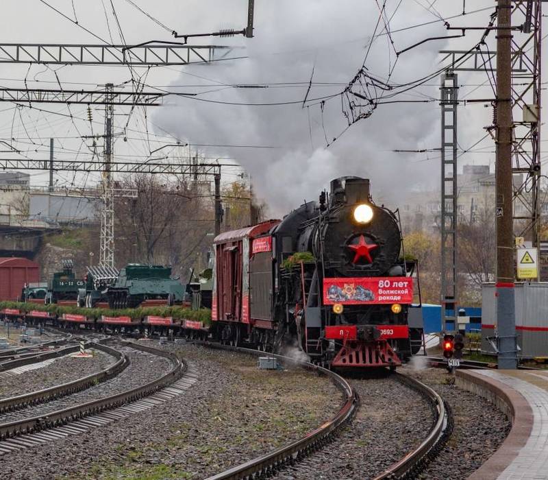 Поезд Победы отправился из Нижнего Новгорода в честь 80-летия Волжской рокады