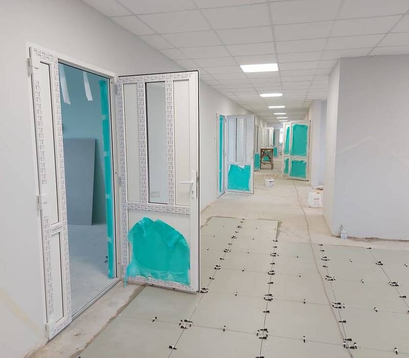 В Пильнинской ЦРБ ведется ремонт двух отделений и поликлиники по нацпроекту «Здравоохранение»