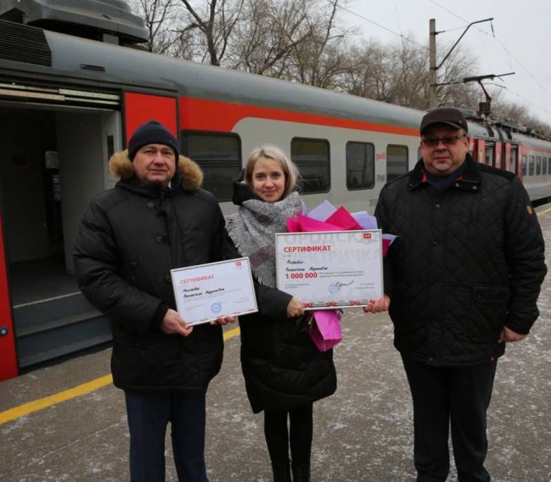 1 млн пассажиров воспользовались «Городской электричкой» на участке Варя - Починки