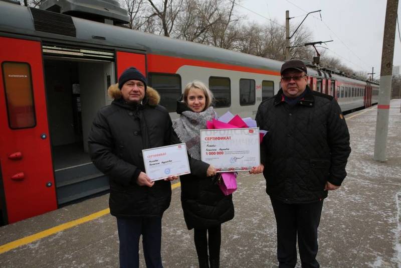 1 млн пассажиров воспользовались «Городской электричкой» на участке Варя - Починки