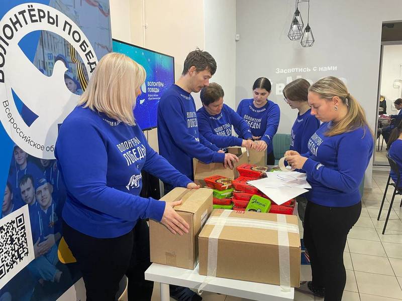Волонтеры Победы собрали очередную партию гуманитарной помощи для мобилизованных нижегородцам