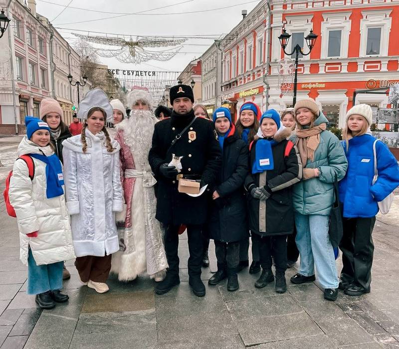 Нижний Новгород в статусе Молодежной столицы России участвует во всероссийской акции «Российский детский Дед Мороз»