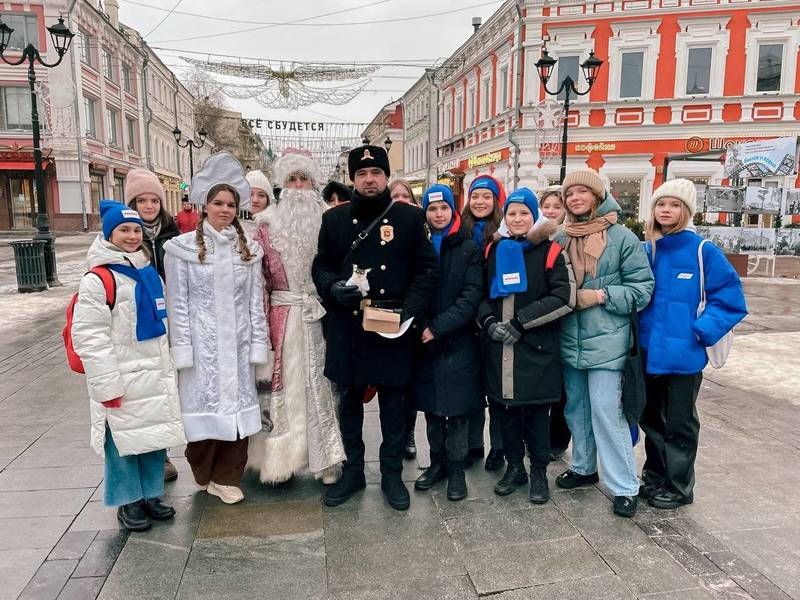 Нижний Новгород в статусе Молодежной столицы России участвует во всероссийской акции «Российский детский Дед Мороз»