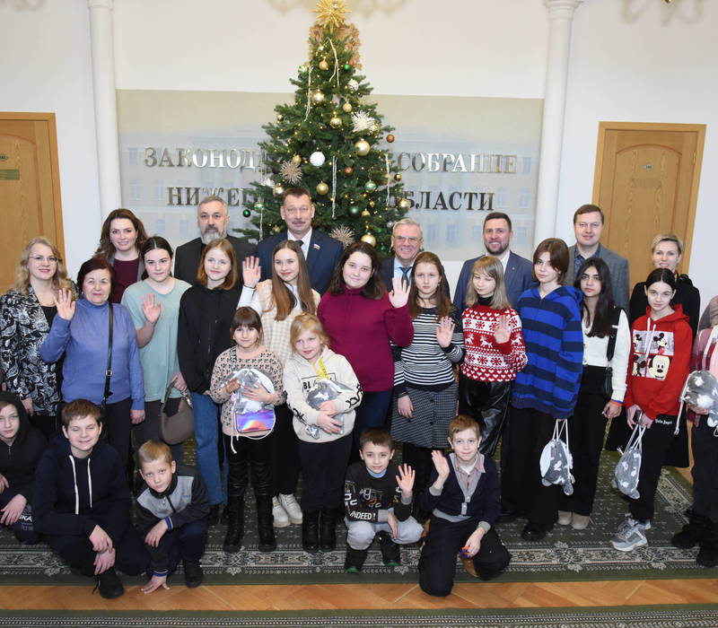 Дети из Харцызска приехали в Нижегородскую область на новогодние каникулы