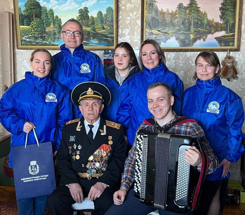 Волонтеры Победы навестили бывших узников фашистских концлагерей, проживающих в Нижегородской области