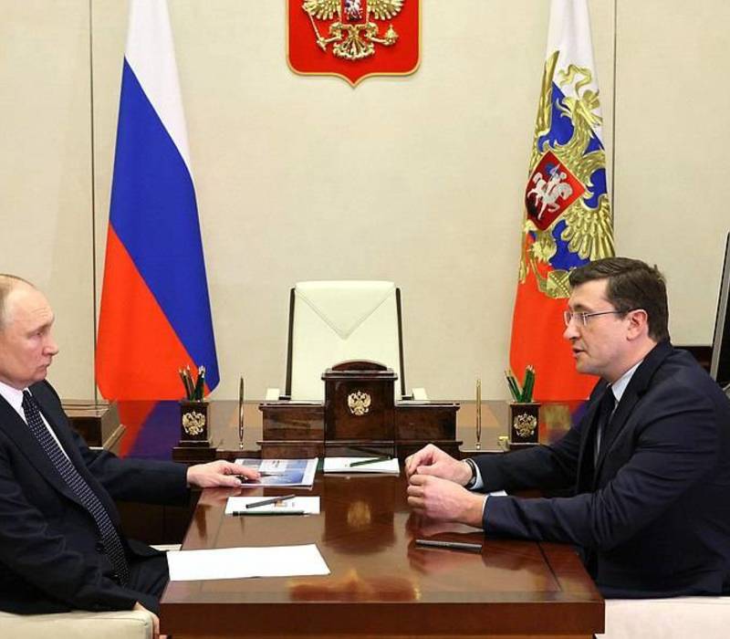Глеб Никитин доложил Владимиру Путину о ситуации в оборонно-промышленном комплексе региона