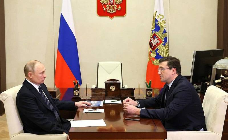 Глеб Никитин доложил Владимиру Путину о ситуации в оборонно-промышленном комплексе региона