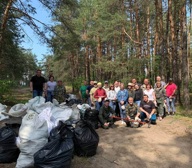 Более 60 кубометров мусора вывезли с территории Балахнинского межрайонного лесничества в ходе акции «Чистый лес»