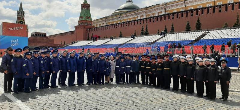 Лучшие воспитанники кадетских корпусов ПФО приняли участие в просмотре генеральной репетиции Парада Победы в Москве