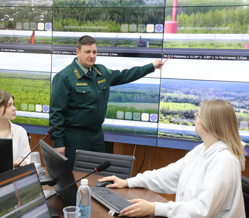 И на земле, и в космосе налажено наблюдение за состоянием лесов  Нижегородской области