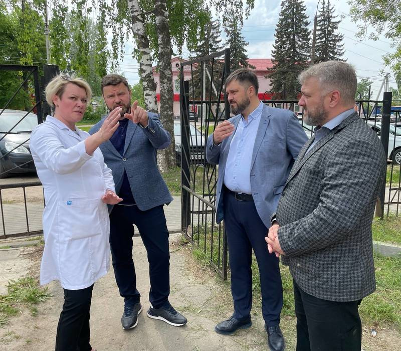 Юрий Станкевич оценил ход ремонтных работ в социальных учреждениях Богородского округа