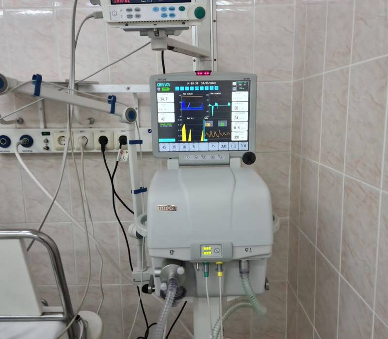 В городскую клиническую больницу №5 Нижнего Новгорода поступили новые аппараты для искусственной вентиляции легких