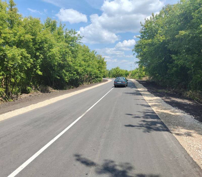 Два подъезда к селу Медяна в Нижегородской области отремонтировали по нацпроекту