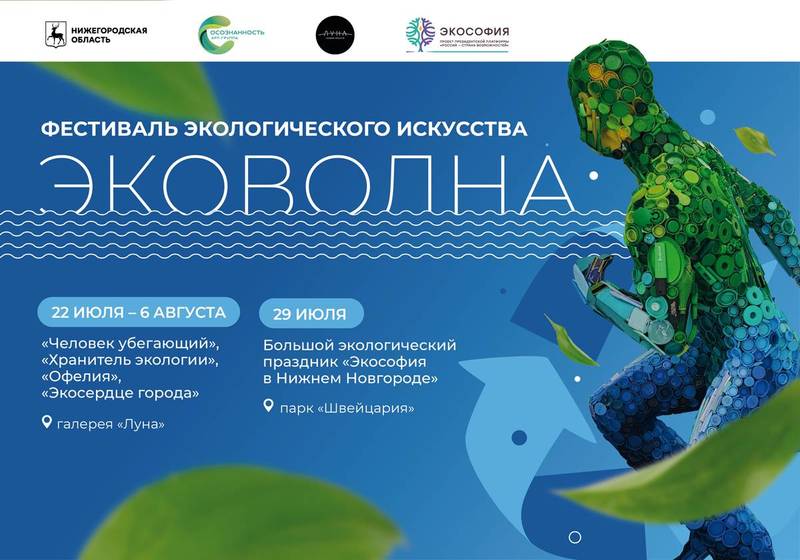 В Нижнем Новгороде пройдет фестиваль экологического искусства «Эковолна»