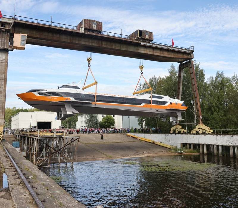 Первый «Метеор 120Р» для Нижегородской области спустили на воду в Чкаловске