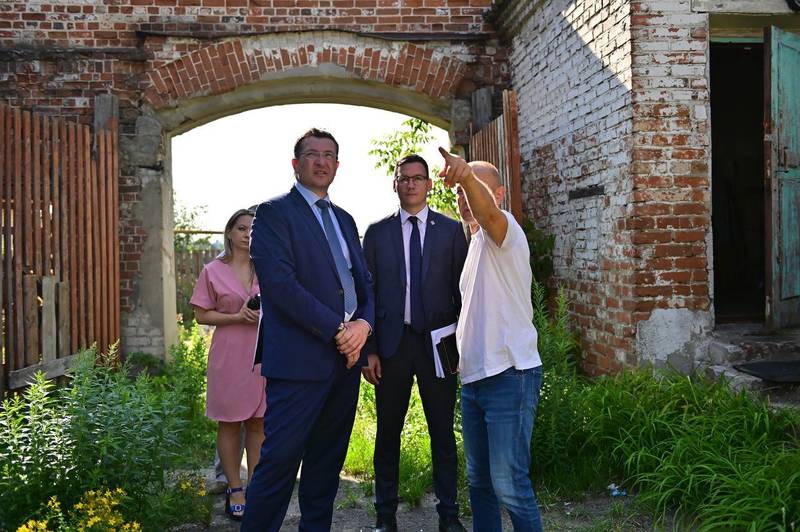 Глеб Никитин обсудил с главой Городецкого муниципального округа проекты благоустройства территории